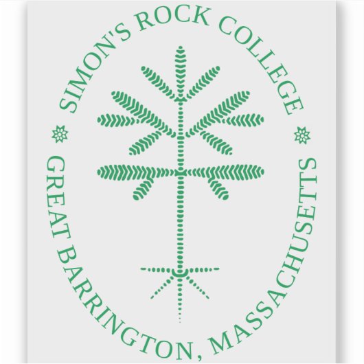 矩形ビニールグリーンシールデカール シール (正面)