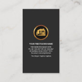 矩形フレーム建築手書きツール 名刺 (裏面)