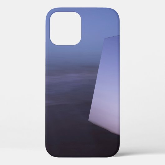 矩形白スクリーン Case-Mate iPhoneケース (裏面)