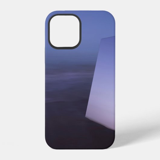矩形白スクリーン iPhoneケース (裏面)