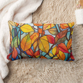 矩形秋リーフ装飾用クッション ランバークッション
