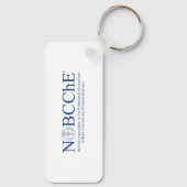 矩形NOBCChEキーチェーン キーホルダー (裏面)