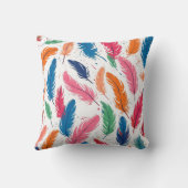 短いカラフル クッション (裏面)