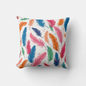 短いカラフル クッション (正面)