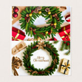 短いクリスマスの挨拶、願い、かわいいメッセージ (外部フラット)