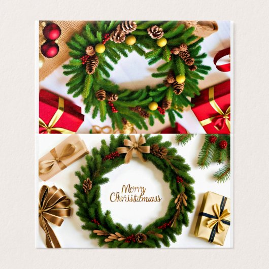 短いクリスマスの挨拶、願い、かわいいメッセージ (外部フラット)