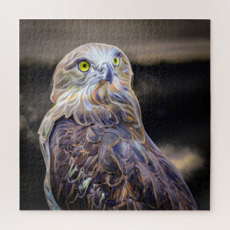 短いトー絵を描ドのデジタル的に強化された油イメージ ジグソーパズル