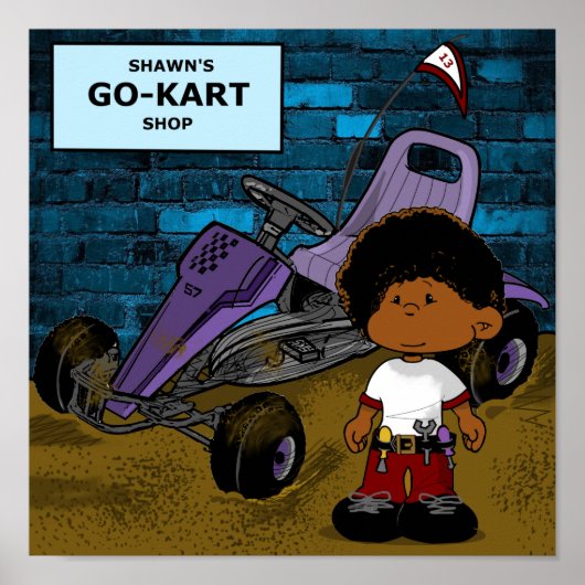 短いベッド ポスター (正面)