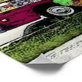 短いベッド ポスター (角)