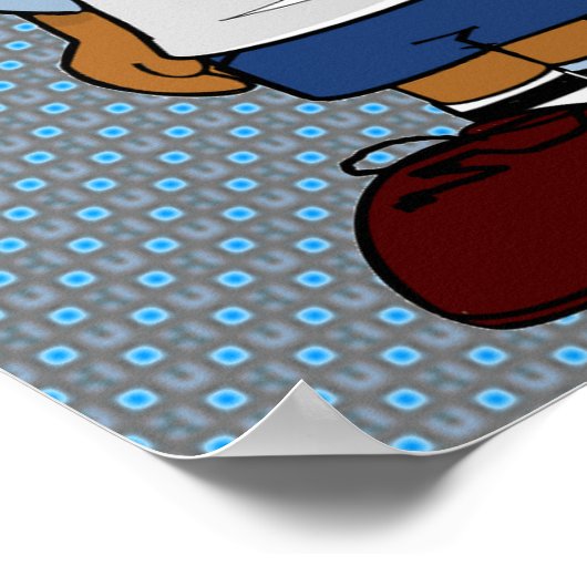 短いベッド ポスター (角)