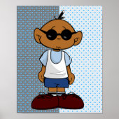 短いベッド ポスター (正面)