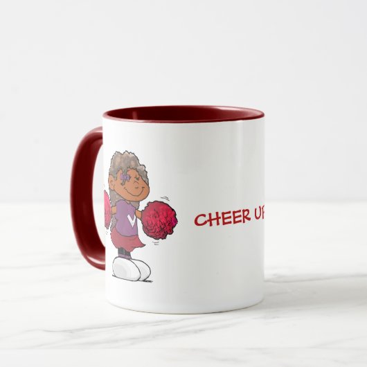 短いベッド マグカップ (正面左)