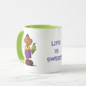 短いベッド マグカップ (正面左)