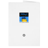 短いベッド |誕生日カード (裏面)