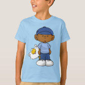 短いベッド Tシャツ (正面)