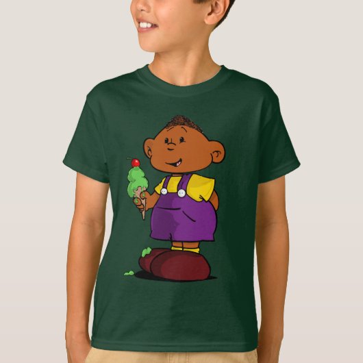 短いベッド Tシャツ (正面)