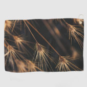 短いユニークバースト野生の草 ゴルフタオル (横)