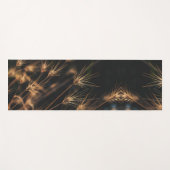 短いユニークバースト野生の草 ヨガマット (正面(横))