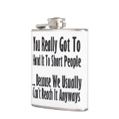 短い人々の引用文 フラスク (左)