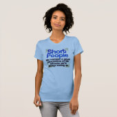 短い人がTシャツ Tシャツ (正面フル)