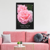 短い人生だが愛は長い(テニーソン引用文) キャンバスプリント (インサイチュ (リビング))