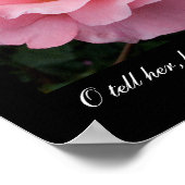 短い人生だが愛は長い(テニーソン引用文) ポスター (角)