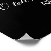 短い人生だが愛は長い(テニーソン引用文) ポスター (角)