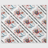 短い保注意の間だ ラッピングペーパー (フラット)