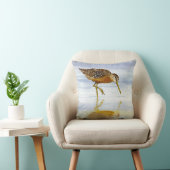 短い勘定書を出されたDowitcherの枕 クッション (椅子)