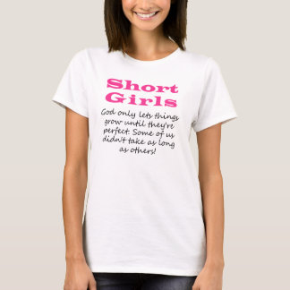 短い女の子のTシャツ Tシャツ