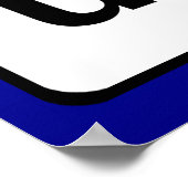 短い母音学のグラフのポスター ポスター (角)