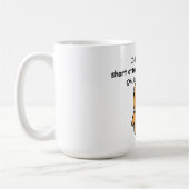 短い注意スパンおもしろいリス コーヒーマグカップ (左)