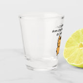 短い注意スパンおもしろいリス ショットグラス (左)