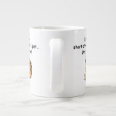 短い注意スパンおもしろいリス ジャンボコーヒーマグカップ (裏面)