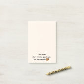 短い注意スパンのリスのユーモア ポストイット (デスク上)