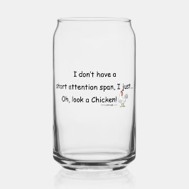 短い注意スパンチキン ガラス缶