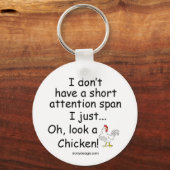 短い注意スパンチキン キーホルダー (裏面)