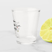 短い注意スパンチキン ショットグラス (右)