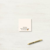 短い注意スパンユーモアのあるリス ポストイット (デスク上)