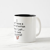 短い注意スパンリス ツートーンマグカップ (正面右)