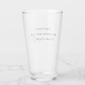 短い注意力の鶏 タンブラーグラス (裏面)