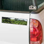 短い生命余りにに住むため…. バンパーステッカー (トラック上)