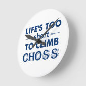 短い生命余りにChossに上るため ラウンド壁時計 (傾斜)