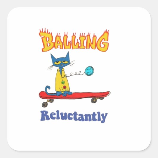 短い袖を丸める スクエアシール (正面)