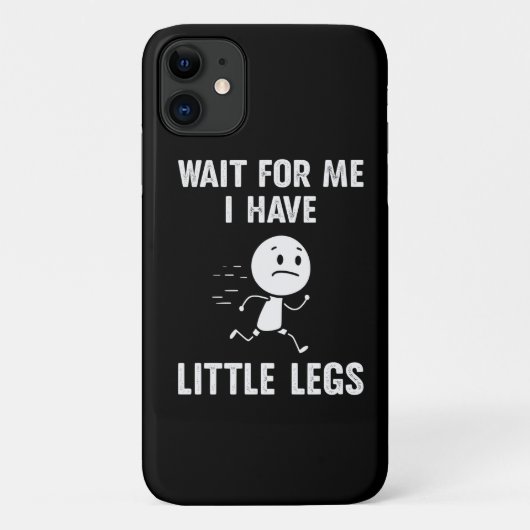 短い足の面白いジョーク ミーム 待っててね Case-Mate iPhoneケース (裏面)
