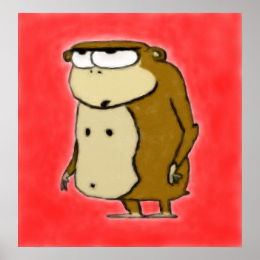 短いnの立派な霊長目ポスター ポスター (正面)