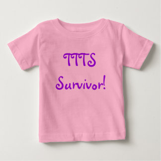 短いTTTSの生存者の乳児 ベビーTシャツ