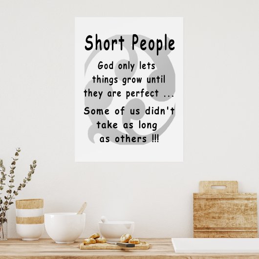 短おもしろいい人々の復讐。 ポスター (キッチン)