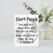 短おもしろいい人々の復讐。 ポストカード (スタンド正面)