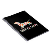 短くてサッシダシュントフローラ犬 ノートブック (右側)